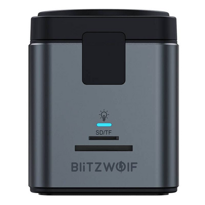 USB-C Hub s Bežičnim Punjenjem QI BlitzWolf BW-TH17, 9u1, Crna