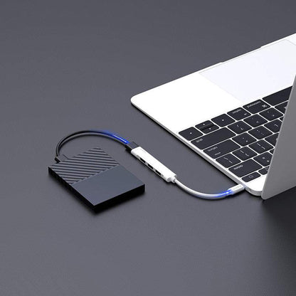 Hub USB-C HAVIT HB41, 4u1, Srebrni