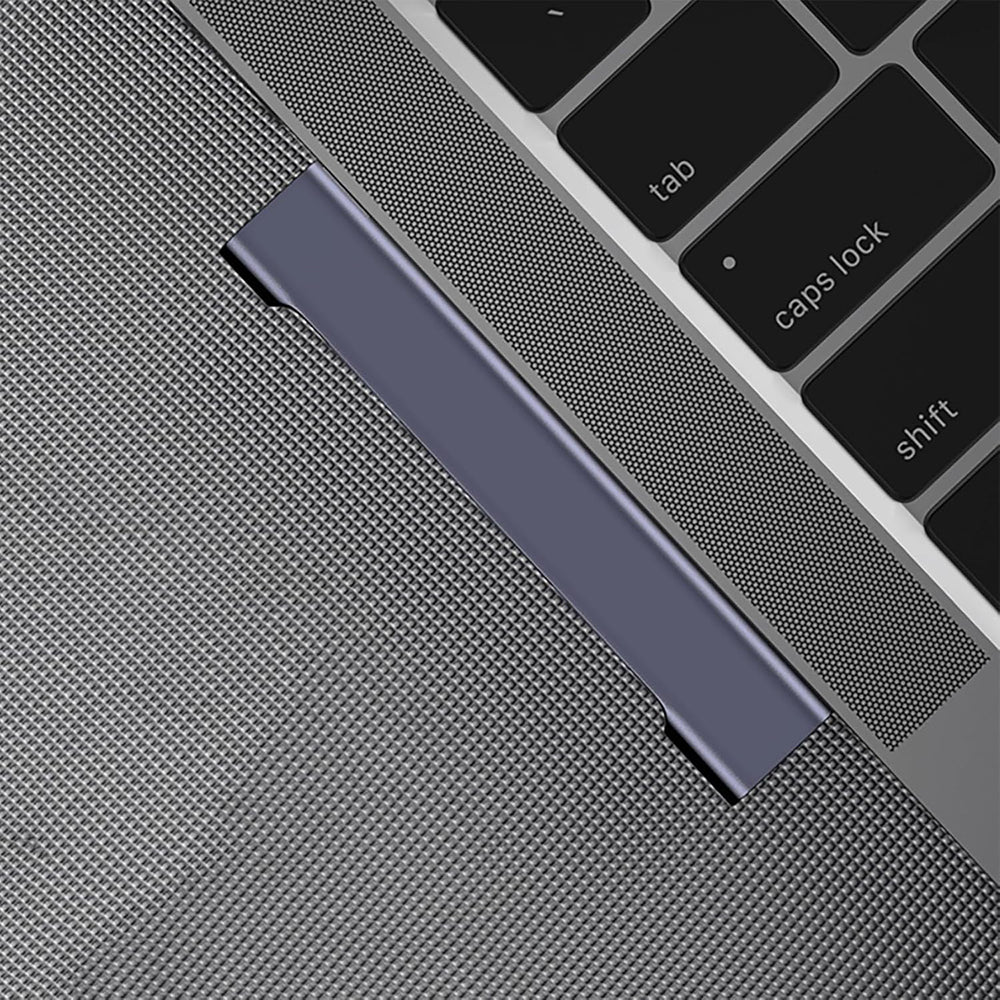 Hub USB-C Techsuit H12 ZenithDock, 4u1, Sivi