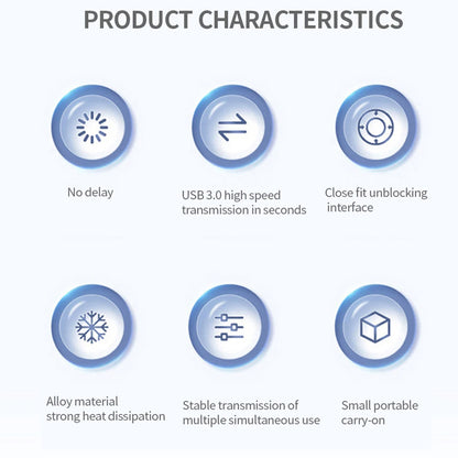 Hub USB-C Techsuit H12 ZenithDock, 4u1, Sivi