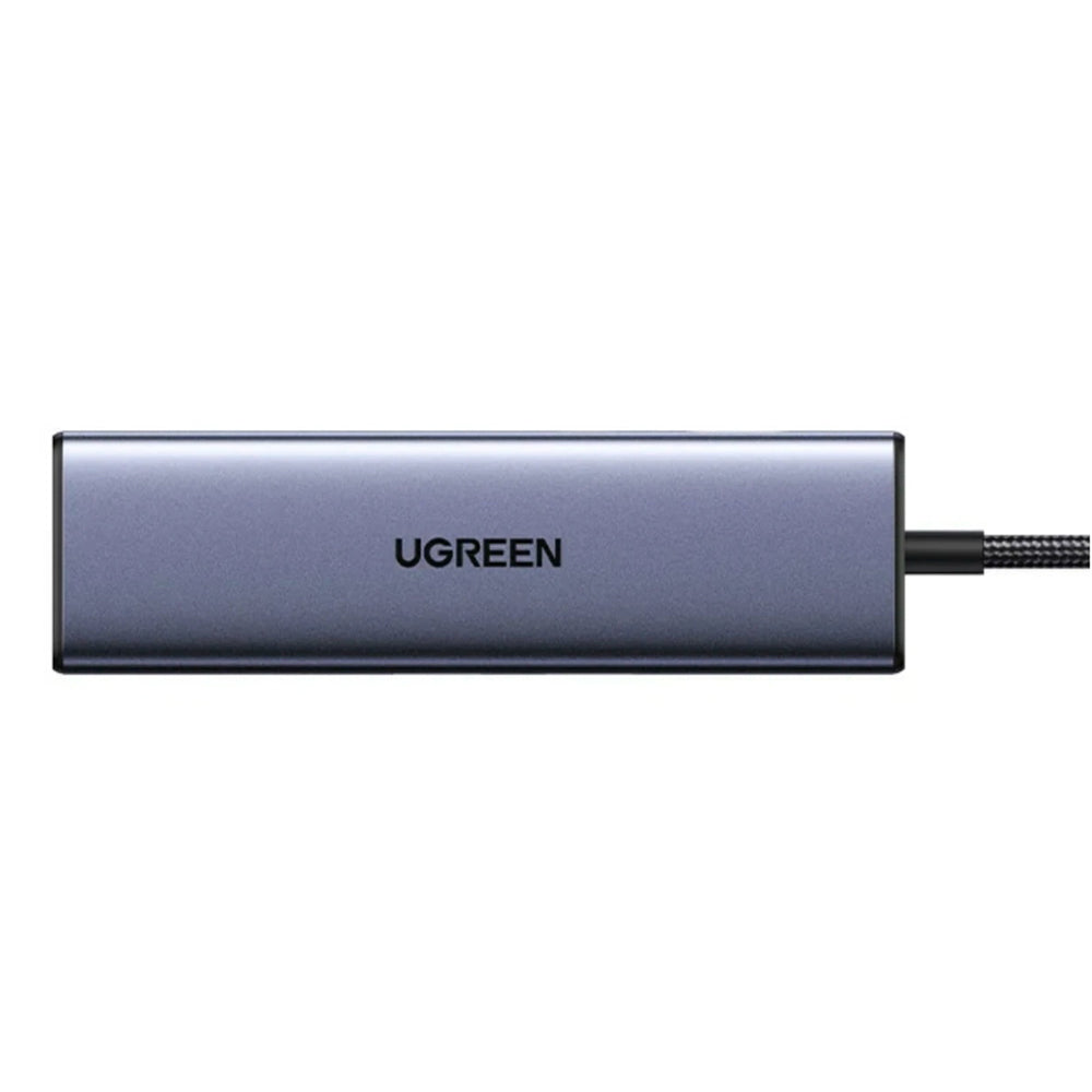 Hub USB-C UGREEN CM511 (75642), 6u1, Sivi