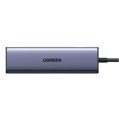 Hub USB-C UGREEN CM511 (75642), 6u1, Sivi