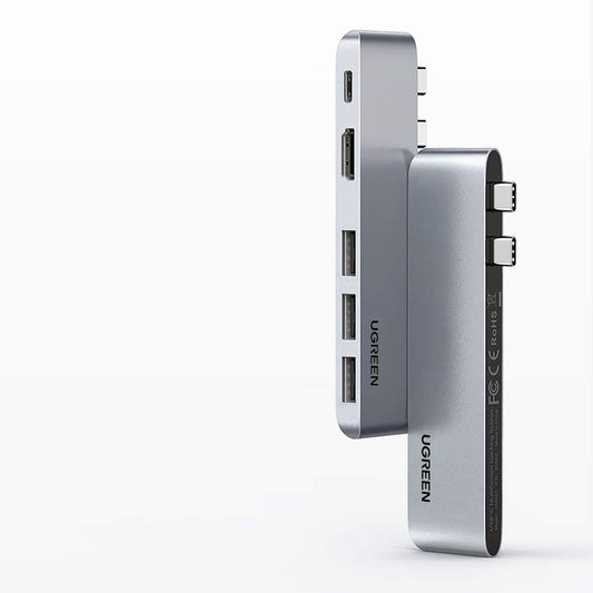 USB-C hub UGREEN za Apple MacBook Pro / Air seriju, 3 x USB-A 3.0 - 1 x USB-C - 1 x HDMI, Siva