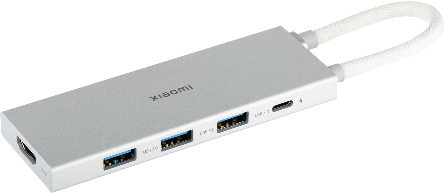 Hub USB-C Xiaomi, 3 x USB-A 3.0 - 1 x USB-C - 1 x HDMI, Bijeli BHR8804GL