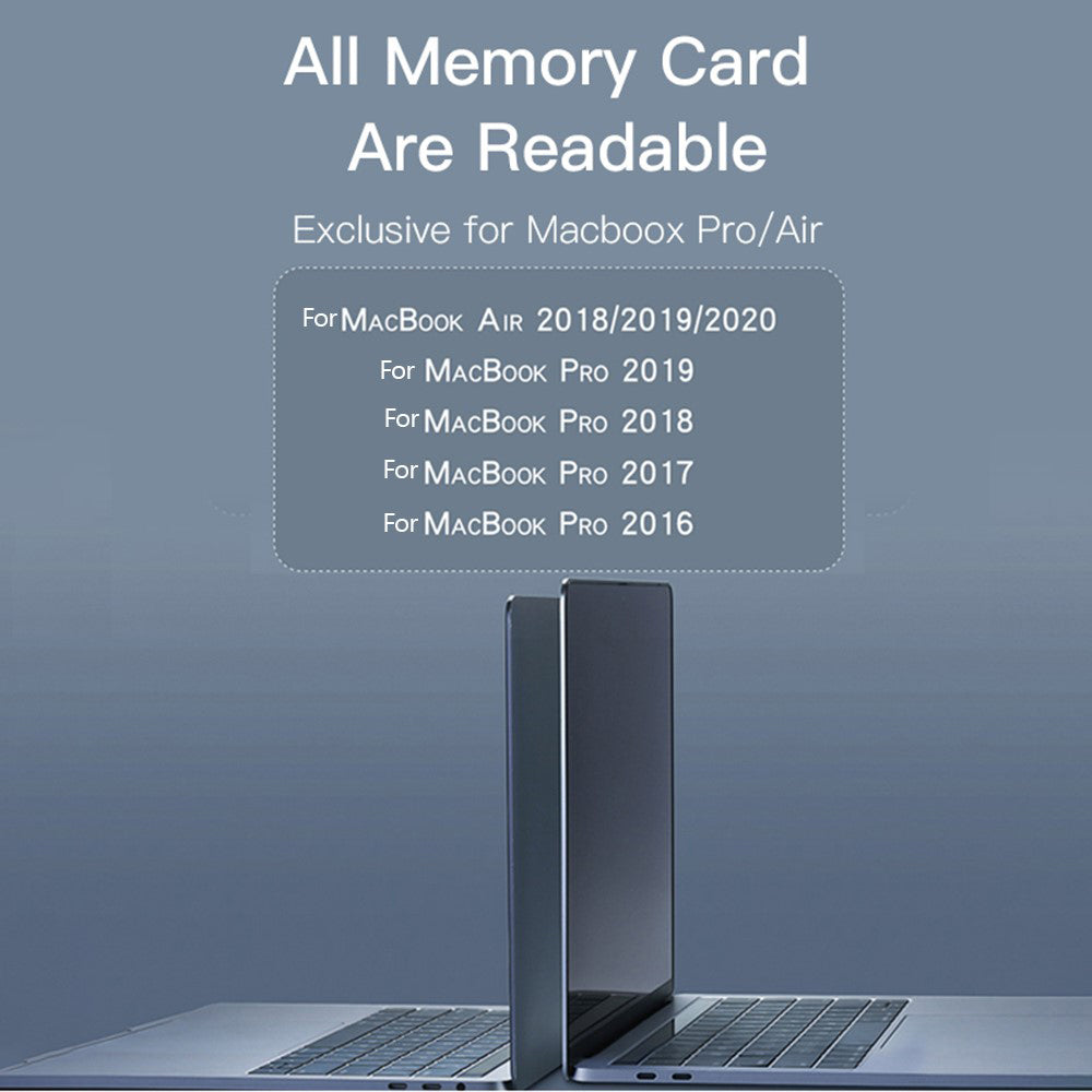 USB-C Hub Yesido HB10 za Apple MacBook Pro / Air, 6u1, Sivi