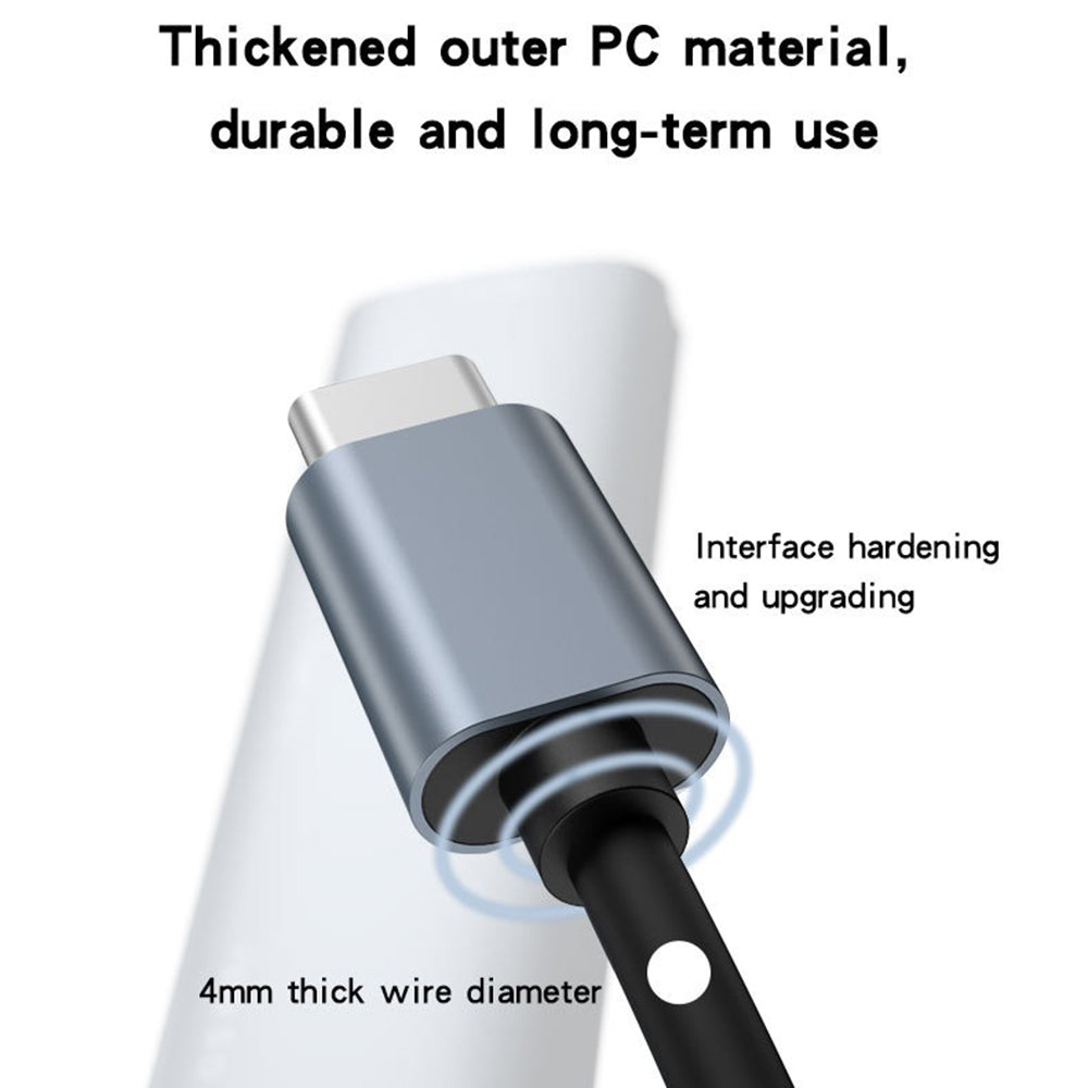 Hub USB-C Yesido HB17, 4u1, Sivi