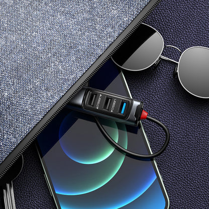 Hub USB-C Yesido HB23, 5u1, Sivi