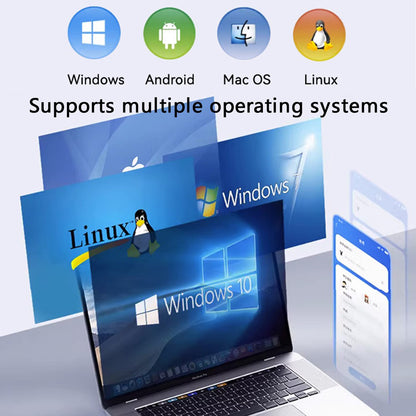 Hub USB-C Yesido HB23, 5u1, Sivi