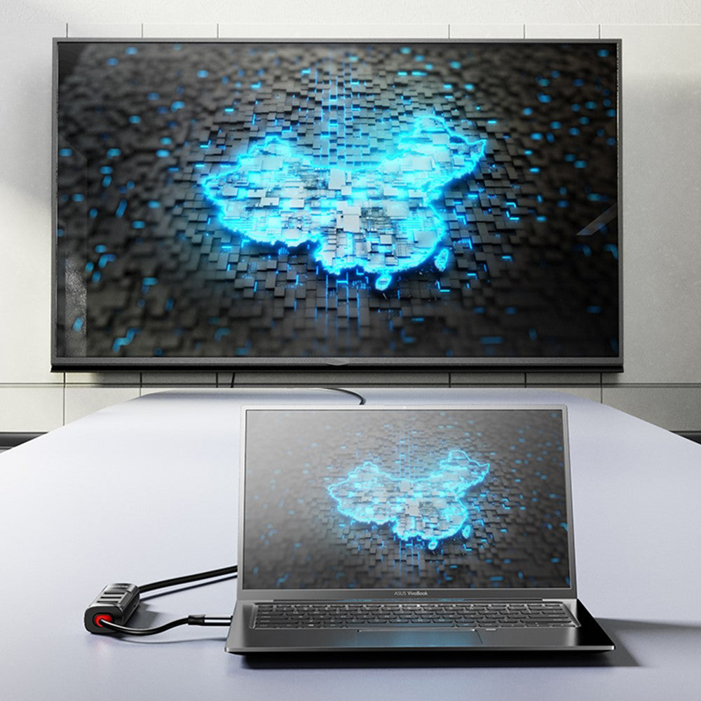 Hub USB-C Yesido HB24, 5u1, Sivi