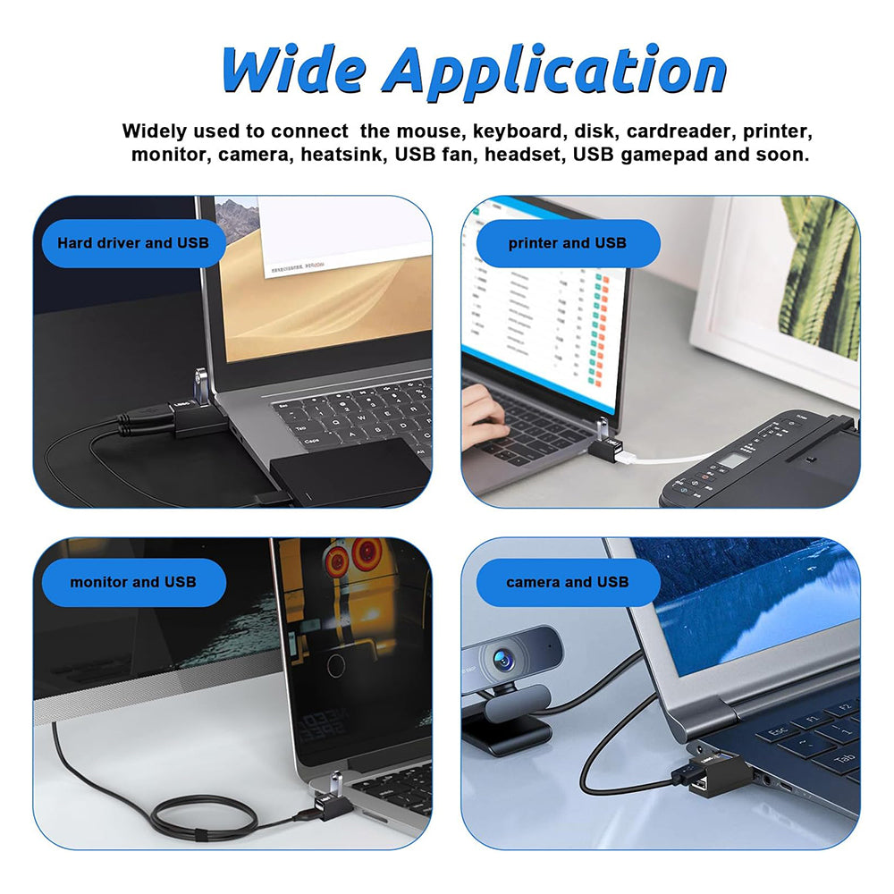 USB Hub Techsuit H11 EchoLink, 3u1, Crni