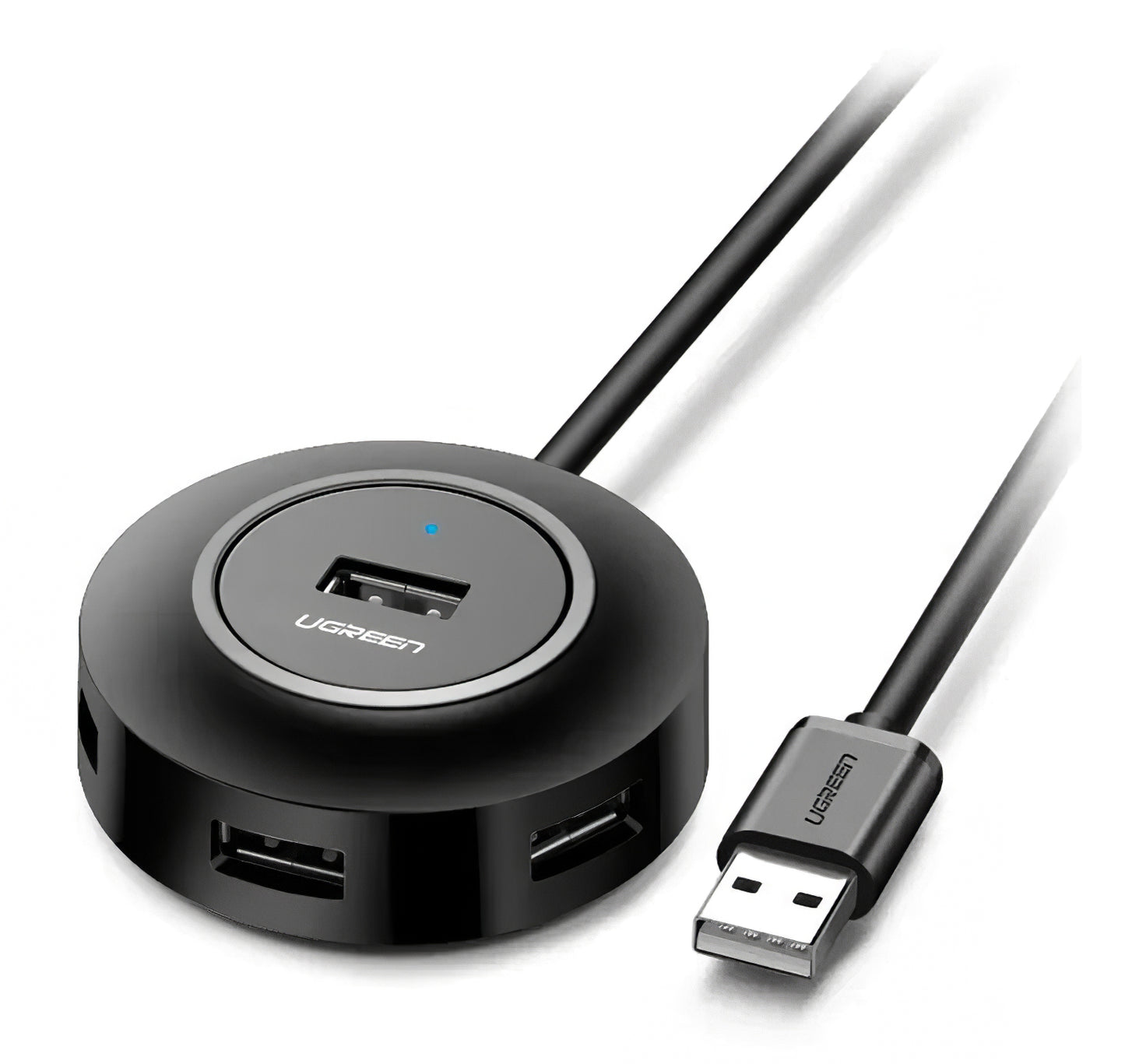 USB Hub UGREEN CR106, 4 x USB-A, 1m, Crni