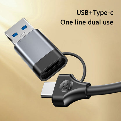 USB / USB-C hub Yesido HB20, 5u1, Sivi