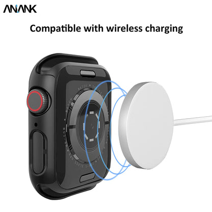 Anank Screen Guard kućište za Apple Watch Series 7 45mm, Crna