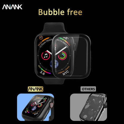 Anank Screen Guard kućište za Apple Watch Series 7 45mm, Crna