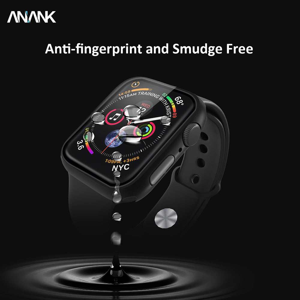 Anank Screen Guard kućište za Apple Watch Series 7 45mm, Crna