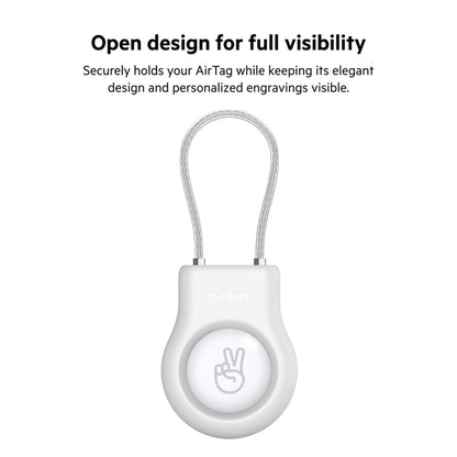 Belkin Wire Cable futrola za Apple AirTag, Bijela MSC009btWH