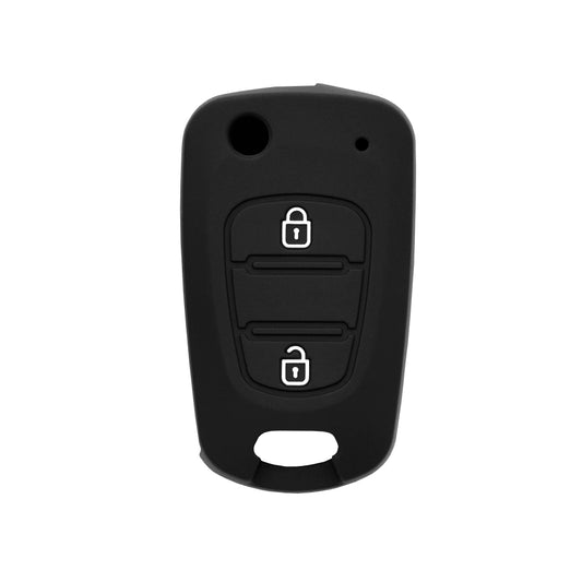 Auto ključna futrola Techsuit 2003.04 za Hyundai Elantra / Kia Picanto, Crna