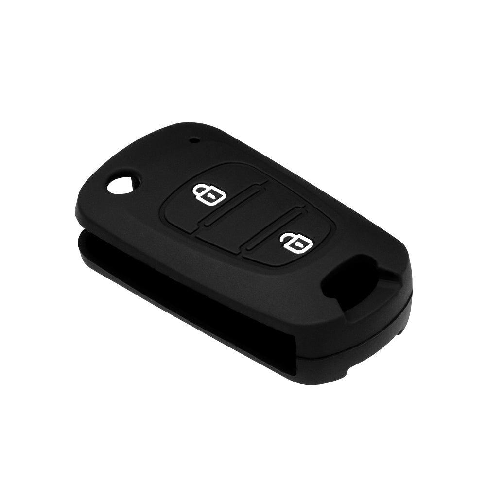 Auto ključna futrola Techsuit 2003.04 za Hyundai Elantra / Kia Picanto, Crna