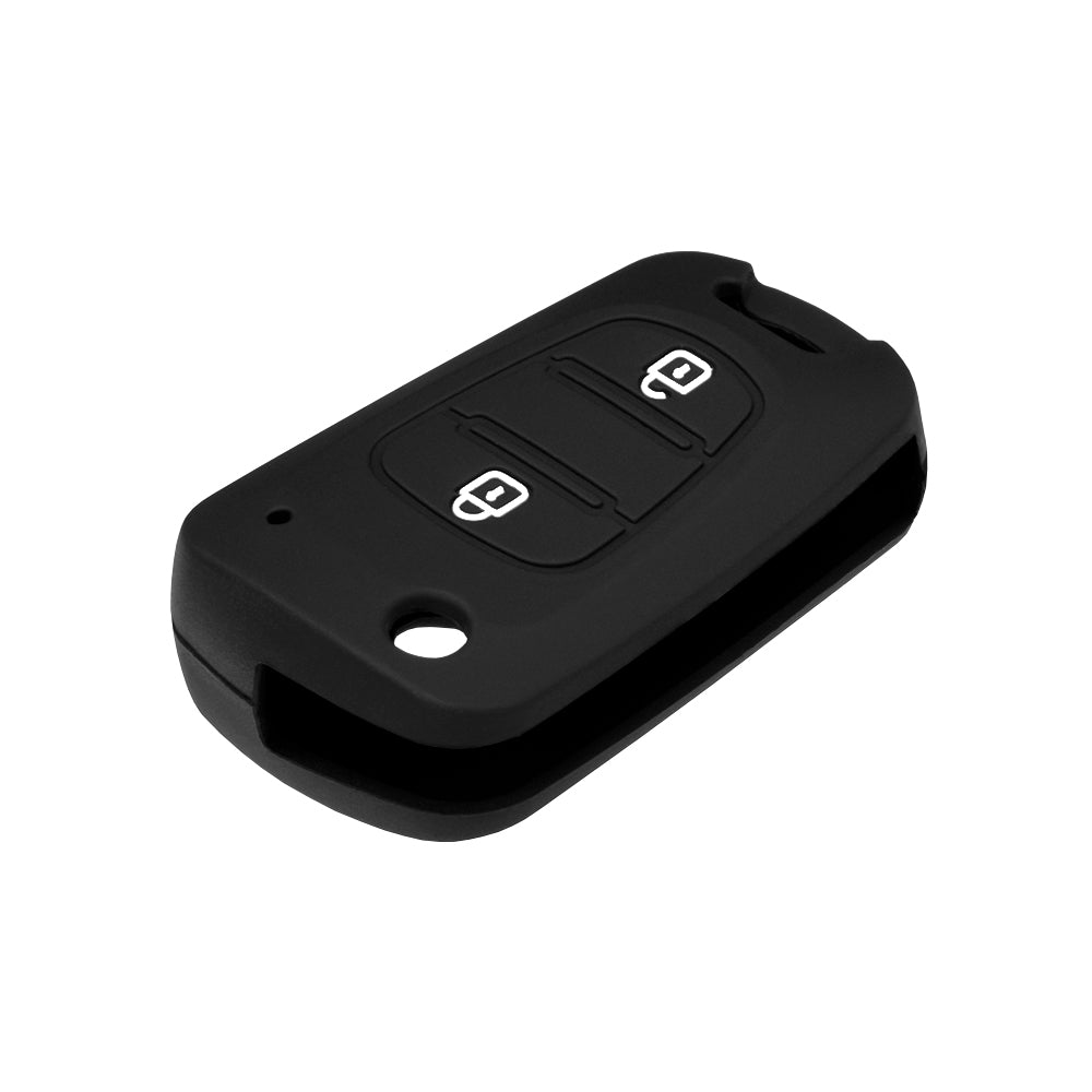 Auto ključna futrola Techsuit 2003.04 za Hyundai Elantra / Kia Picanto, Crna