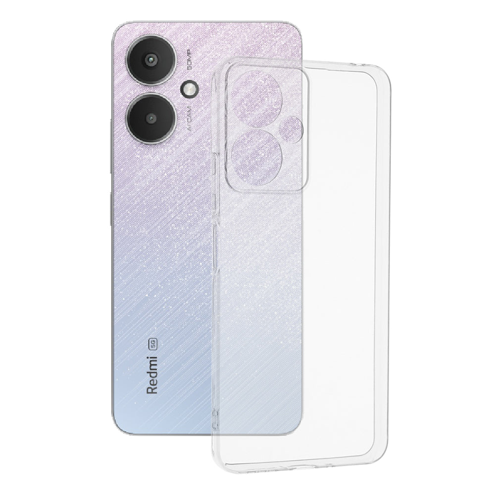 Maska s zaštitom kamere za Xiaomi Redmi 13C 5G, Techsuit, prozirna, transparentna