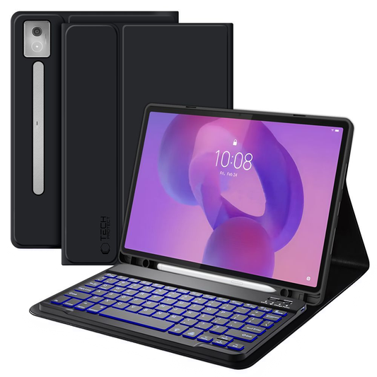Futrola s tipkovnicom za Lenovo Idea Tab Pro, Tech-Protect, SC PEN, Crna