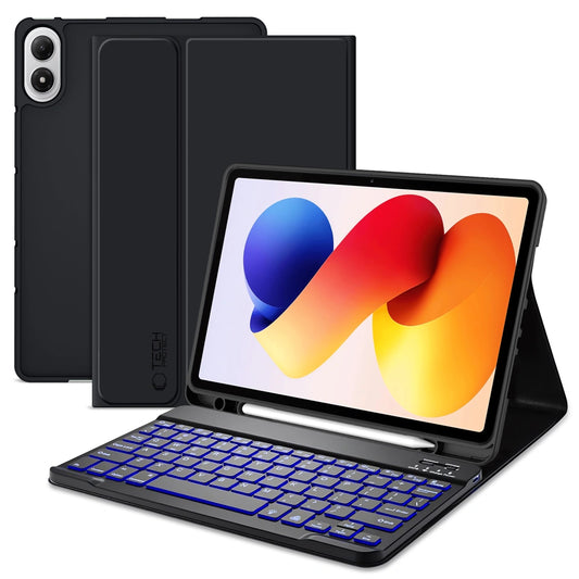 Futrola s tipkovnicom za Xiaomi Poco Pad M1 / Redmi Pad 2 Pro, Tech-Protect, SC PEN, Crna