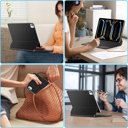 Futrola s tipkovnicom za Apple iPad Pro 13 (2025) / (2024), Tech-Protect, SmartCase Magnetic, Crna