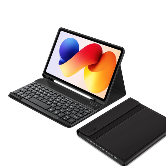 Futrola s tipkovnicom za Xiaomi Poco Pad M1 / Redmi Pad 2 Pro, Tech-Protect, SC PEN, Crna