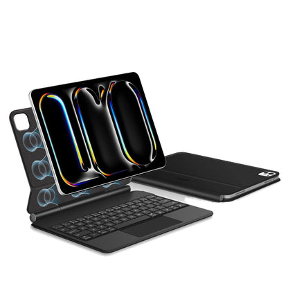 Futrola s tipkovnicom za Apple iPad Pro 11 (2025) / (2024), Tech-Protect, SmartCase Magnetic, Crna