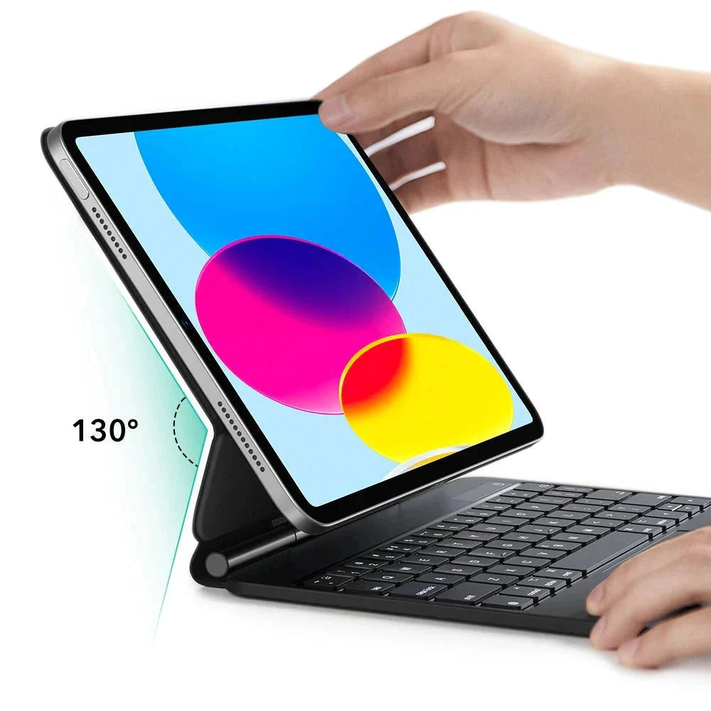 Futrola s tipkovnicom za Apple iPad (2025) / (2022), ESR, Rebound New, Crna