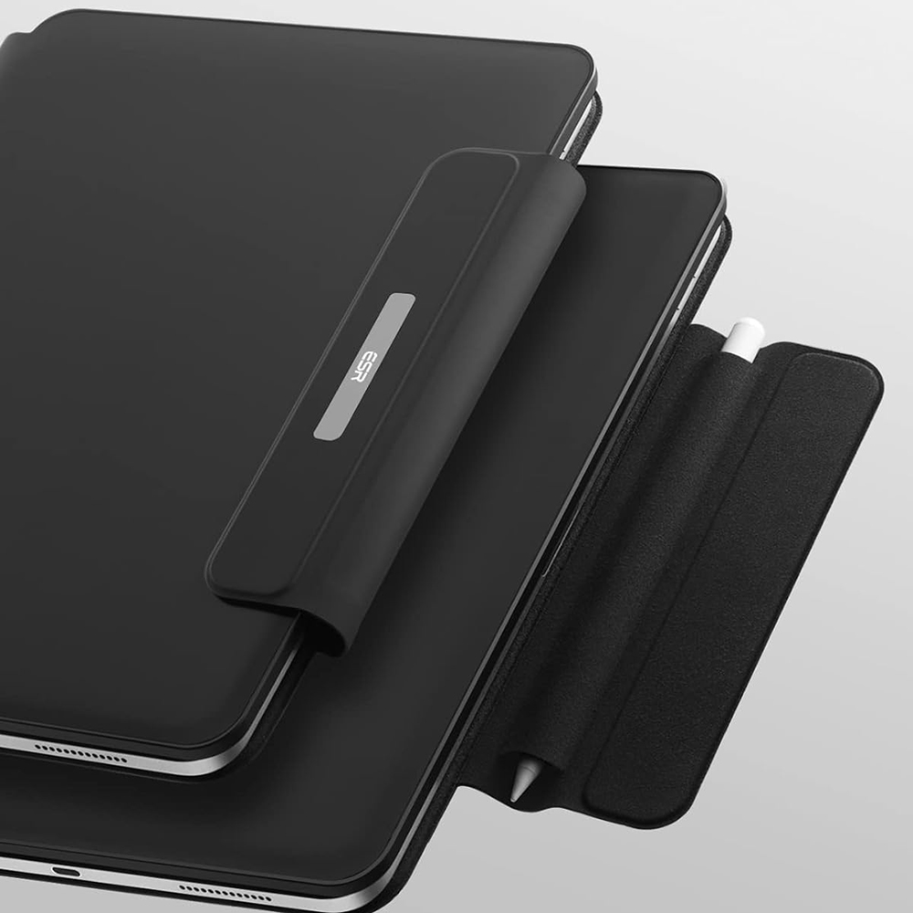 Futrola s tipkovnicom za Apple iPad (2025) / (2022), ESR, Rebound, Crna, Otvorena ambalaža