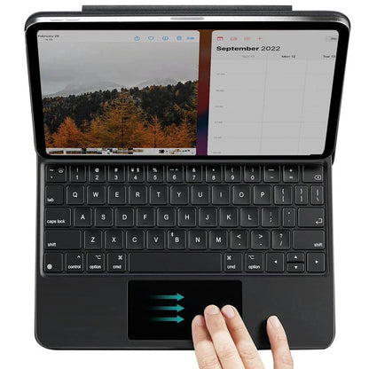 Futrola s tipkovnicom za Apple iPad (2025) / (2022), ESR, Rebound New, Crna