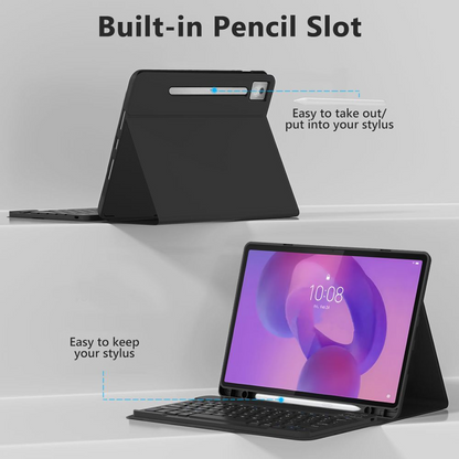 Futrola s tipkovnicom za Lenovo Idea Tab Pro, Tech-Protect, SC PEN, Crna