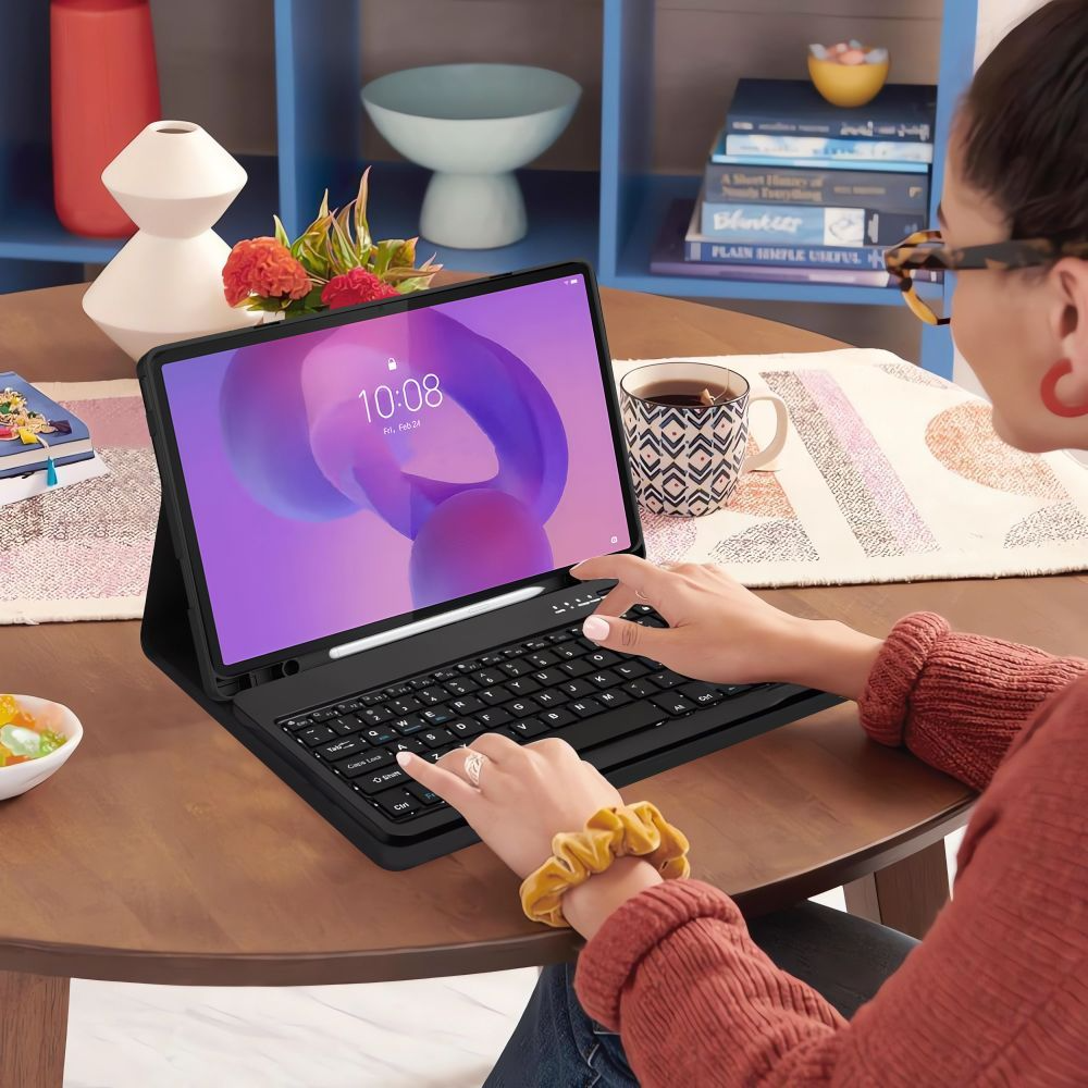 Futrola s tipkovnicom za Lenovo Idea Tab Pro, Tech-Protect, SC PEN, Crna