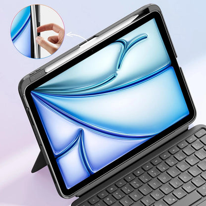 Futrola s tipkovnicom za Apple iPad (2025) / (2022), ESR, Flex, Siva