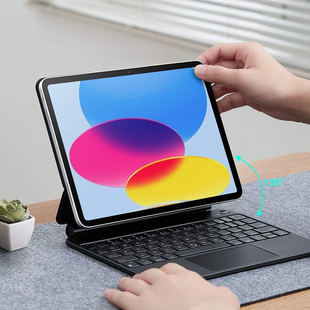 Futrola s tipkovnicom za Apple iPad (2025) / (2022), ESR, Rebound, Siva