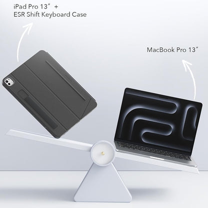 Futrola s tipkovnicom za Apple iPad (2025) / (2022), ESR, Shift, Siva