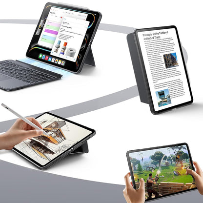 Futrola s tipkovnicom za Apple iPad (2025) / (2022), ESR, Shift, Siva