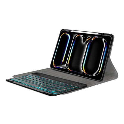 Futrola s tipkovnicom za Apple iPad Pro 11 (2024), Techsuit, CozyTab, Crna