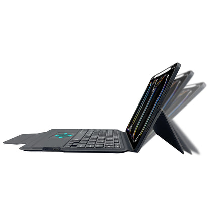 Futrola s tipkovnicom za Apple iPad Pro 11 (2024), Techsuit, KeyTab Pro, Crna