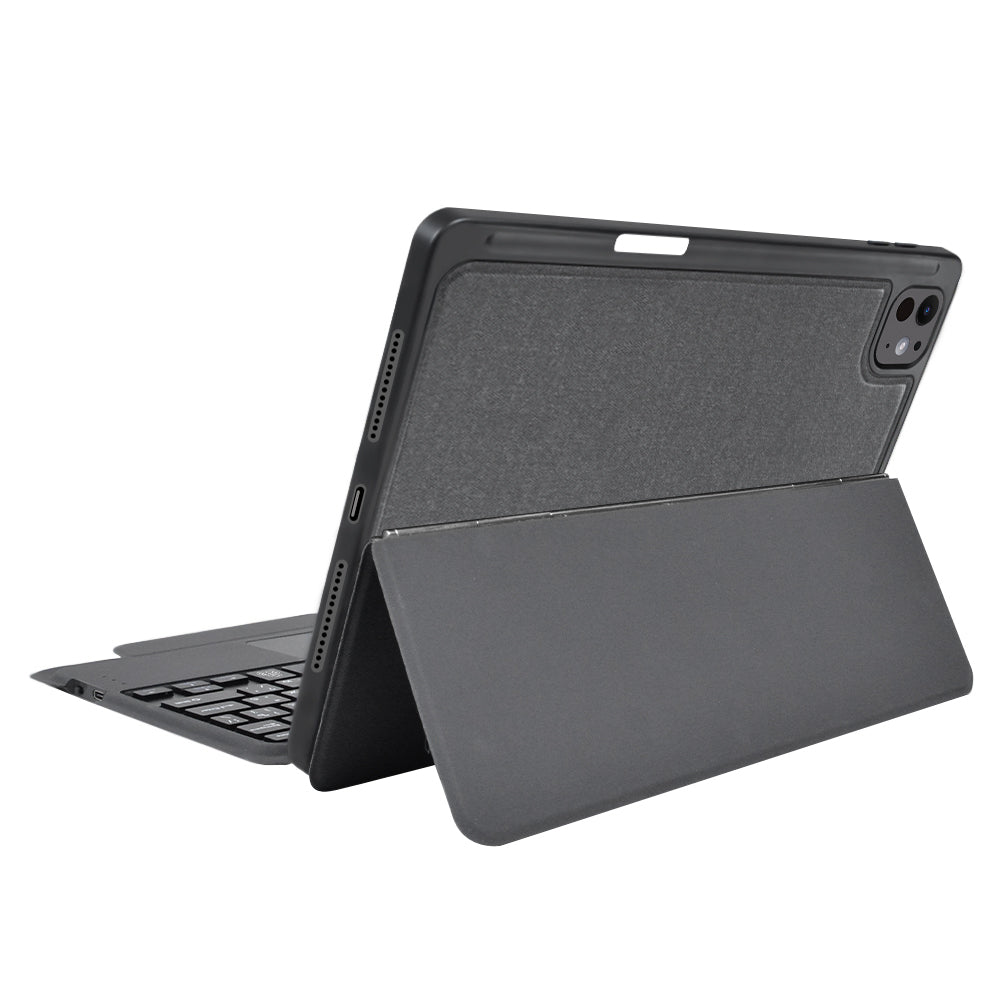 Futrola s tipkovnicom za Apple iPad Pro 11 (2024), Techsuit, KeyTab Pro, Crna