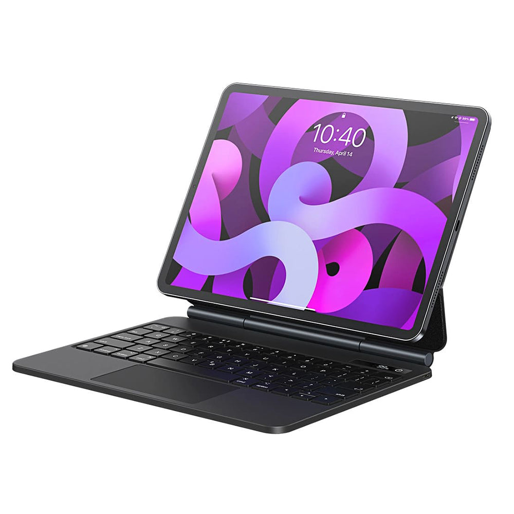 Futrola s tipkovnicom za Apple iPad Pro 12.9 (2022) / Pro 12.9 (2021) / Pro 12.9 (2020) / Pro 12.9 (2018), Baseus, Brilliance, Siva