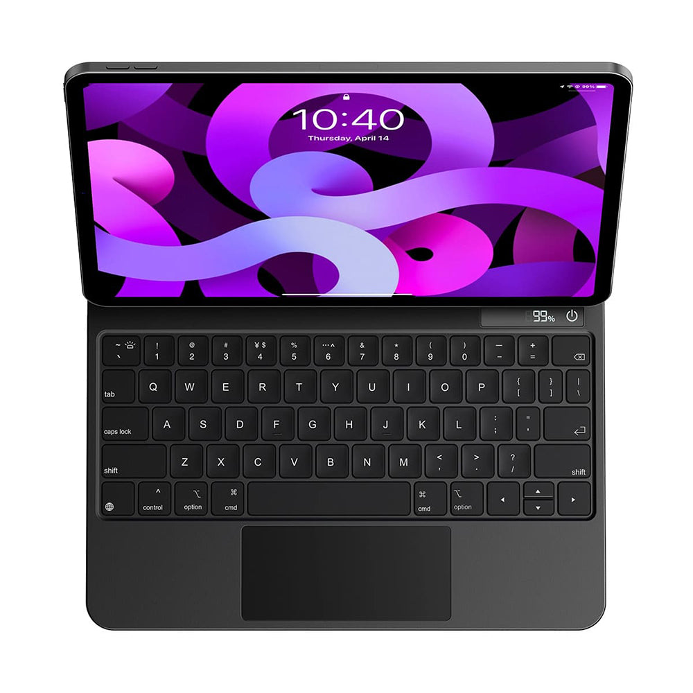 Futrola s tipkovnicom za Apple iPad Pro 12.9 (2022) / Pro 12.9 (2021) / Pro 12.9 (2020) / Pro 12.9 (2018), Baseus, Brilliance, Siva