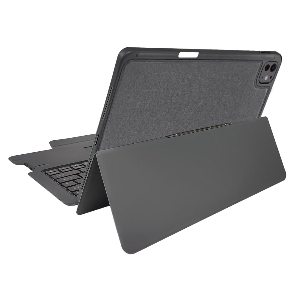 Futrola s tipkovnicom za Apple iPad Pro 13 (2024), Techsuit, KeyTab Pro, Crna