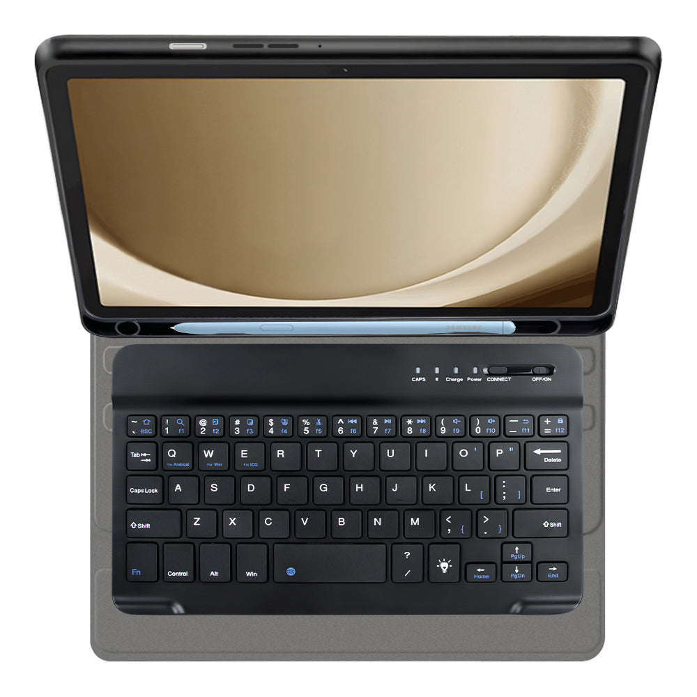 Futrola s tipkovnicom za Samsung Galaxy Tab A9+, Techsuit, CozyTab, Crna