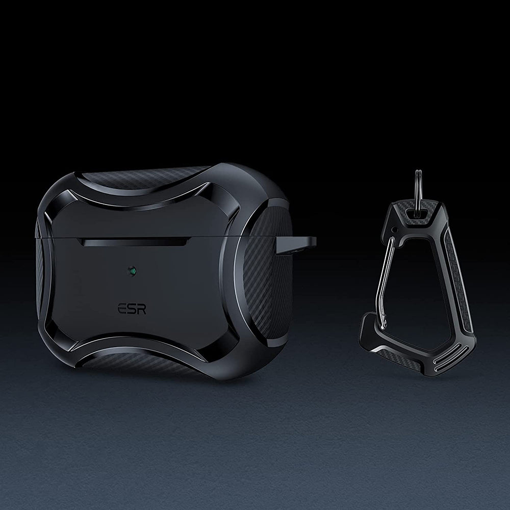 Futrola ESR Cyber Armor Tough za Apple AirPods Pro seriju, Crna