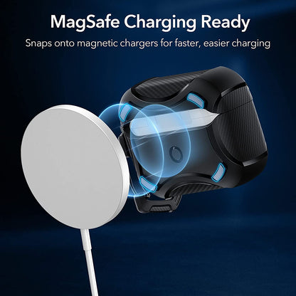 Futrola ESR Cyber Armor Tough za Apple AirPods Pro seriju, Crna