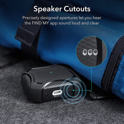 Futrola ESR Cyber Armor Tough za Apple AirPods Pro seriju, Crna