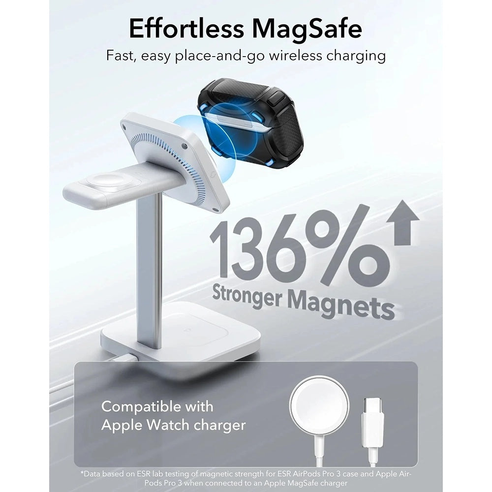 Futrola ESR Cyber FlickLock za Apple AirPods Pro 3, Crna