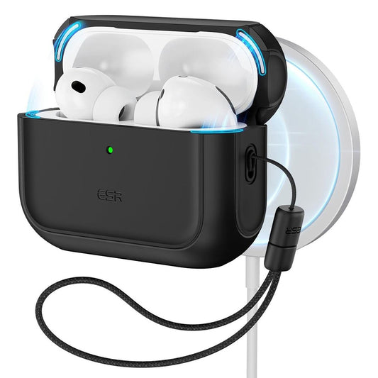 Futrola ESR Orbit Hybrid za Apple Airpods Pro 3, Crna, Ponovno zapakirana